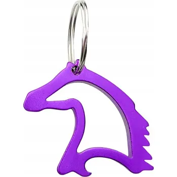 Přívěsek na klíče YORK Přívěsek a otvírákem, fialový