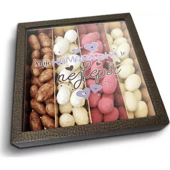 Čokoláda Sablio Mandle v čokoládě Moje kamarádka je nejlepší - 4x 80g