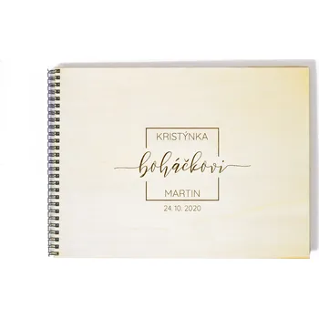 Svatební fotoalbum minimalistické