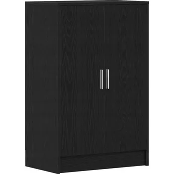 Botník Botník, černý dub, 60x35x92 cm, materiál na bázi dřeva