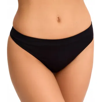 Kalhotky Dámské mini Tanga Jasmin 010 bezešvé černé S