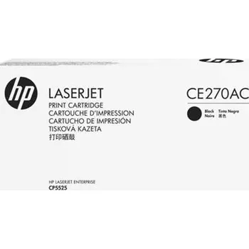 Originální černý toner HP Color LaserJet Enterprise CP5525, M750 (650AC CE270AC)