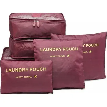 Příslušenství k zavazadlu Sada cestovních organizérů vínová