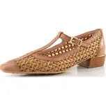 Hispanitas lodičky s nártovým T-páskem Azucena Almond/Desert RHV264625 - 39 | P703770