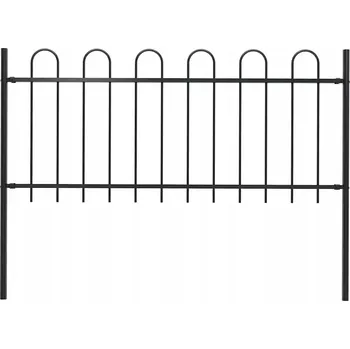Plot Plotový panel vidaXL černý 1,7 x 1,3 m