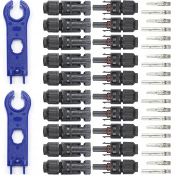 Fotovoltaický konektor MC4, 10 ks, 30A DC 1000V IP67