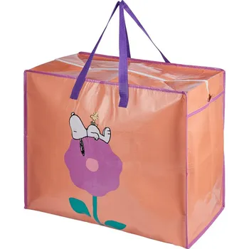 Cestovní taška Butlers BAG ATTACK Taška JUMBO Snoopy a květina - oranžová