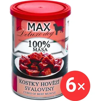 Krmivo pro psa Sokol Falco MAX deluxe kostky hovězí svaloviny 6 × 400 g