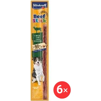 Vitakraft Dog pochoutka Beef Stick salami Game 6 × 1 ks