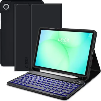 Pouzdro na tablet Tech-Protect SC Pen Keyboard pouzdro s klávesnicí na Samsung Galaxy Tab A9 / A11 8.7'', černé