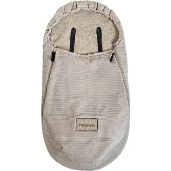 Fusak Pinkie fusak fur teddy cream-slabší podélné otvory