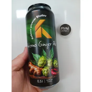 Pivo Kobzuv pivovar Inferno Ginger Ale 11°/4,2% 0,5l