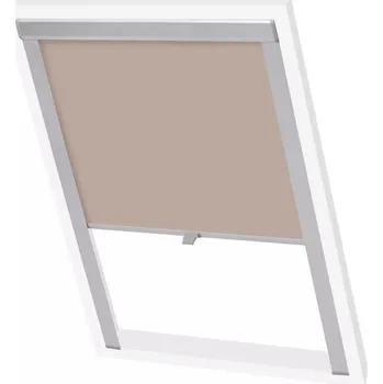 Roleta Zatemňovací roleta béžová C02 pro okna VELUX