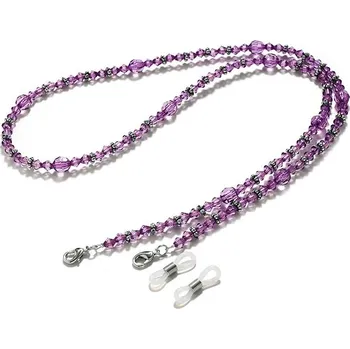 Brýlová obroučka Korálkový řetízek na brýle 1669634351 fialový