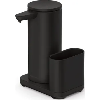 Dávkovač mýdla Bezdotykový dávkovač mýdla Simplehuman ST1079 – 414 ml + držák na houbičku, matná černá ocel