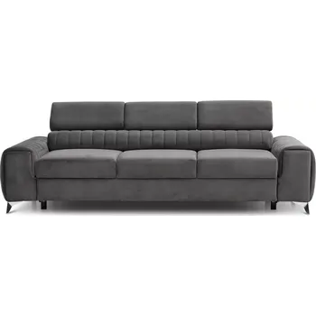 Sedací souprava Rozkládací rohová pohovka LAURINO 261 tmavě šedá