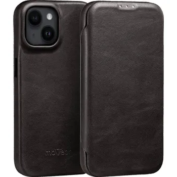 Pouzdro na mobilní telefon Flipové pouzdro moVear pro Apple iPhone 14 Plus, černé