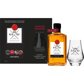 Whisky Kamiki Whisky se sklenicí 48% 0,5l