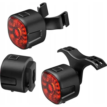 Cyklosvítilna ZADNÍ SVĚTLO NA KOLO ČERVENÉ LED USB NABÍJECÍ 6 REŽIMŮ