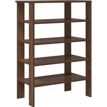 Police na boty, hnědý dub, 61x32x87,5 cm