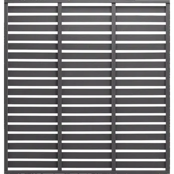 Plot Plotový panel z WPC, 180x180 cm, šedý