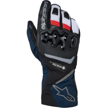Moto rukavice Rukavice WT-8 GORE-TEX® INSULATED, ALPINESTARS (černé/tmavě modré/červené) 2026 (Velikost: M)