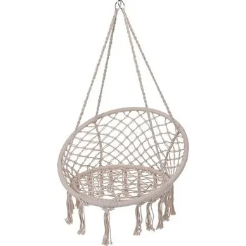 Křeslo IGOTREND Závěsné křeslo houpací, 80 cm, bílé