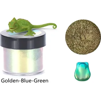 Metalický prášek Chameleon Golden Blue Green OS9103 5g