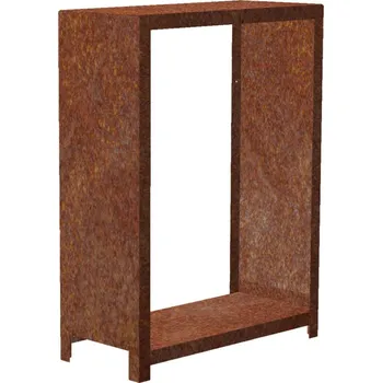 Zahradní úložný box Corgarden Stora Zahradní dřevník 120 × 80 × 40 cm, corten