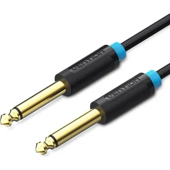 Datový kabel Vention 6.3mm Jack Male to Male Audio Cable 3m Black