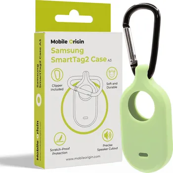 Figurka Mobile Origin Samsung SmartTag2 Case Fosfor green