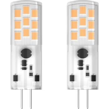 Žárovka AlzaPower LED 1.8-32W, G4, 2700K, 14 × 46 mm, set 2ks