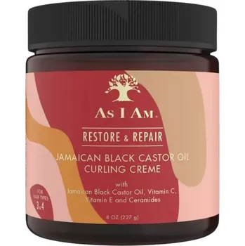 Vlasová regenerace As I Am Jamaican Black Castor Oil Curling Creme 227 g