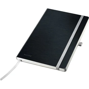 LEITZ Style A5, měkké desky, čtverečkovaný, černý