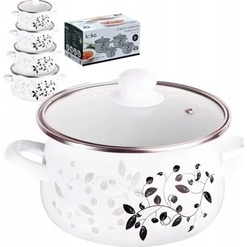 Hrnec Listy Domik sada hrnců smalt