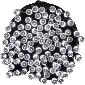 Vánoce Vnitřní vánoční řetěz 3,5 m 30 LED na baterie, studená bílá