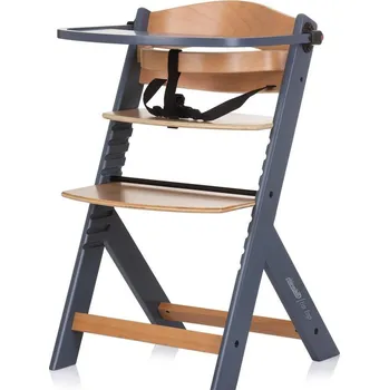 Sušák na prádlo Chipolino Tip Top 2v1, dřevěná, Graphite