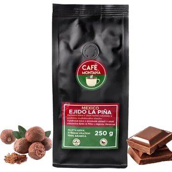 Káva Café Montana Mexico Ejido la Piña mletá káva 250 g
