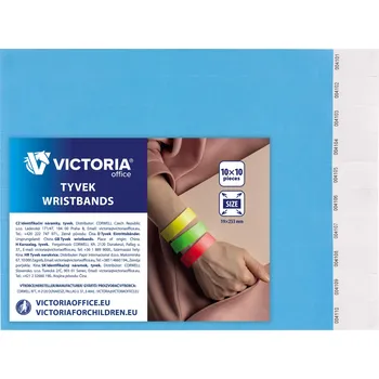 Náramek VICTORIA Tyvek® 100 ks, světle modré