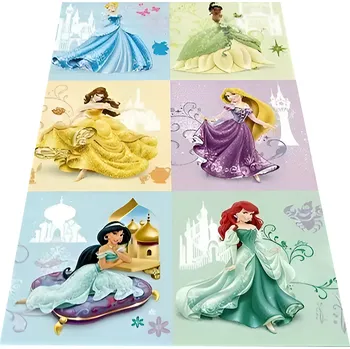 Koberec Disney Dětský kusový koberec 120x160 cm - Princezny a jejich zámky