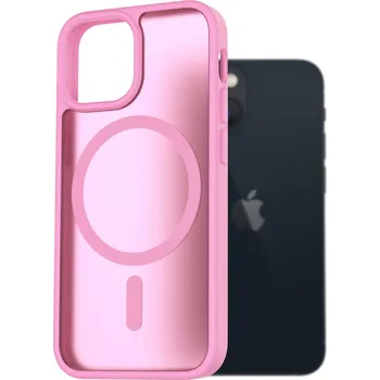 Pouzdro na mobilní telefon AlzaGuard Matte Case Compatible with Magsafe pro iPhone 13 mini levandulově růžový