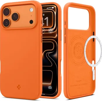 Kryt Spigen Silicone Fit Magsafe iPhone 17 Pro Max Cosmic Orange