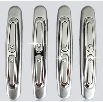 Tuning PREXIM Chrániče hran dveří pryžové stříbrné chrom