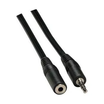 Audio kabel Prodlužovací audio kabel Jack (3.5mm) samec - Jack (3.5mm) samice 2m černá