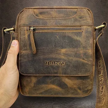 Úžasná patina hnědé kůže, dokonalá crossbody taška Bez personalizace - individuální přání řešíme po domluvě.