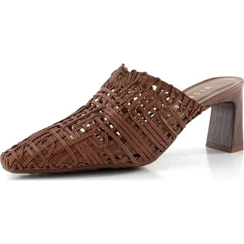 Dámské pantofle Hispanitas pantofle s podpatkem a plnou špičkou Amapola Avellana HV264789 - 38 | P703740