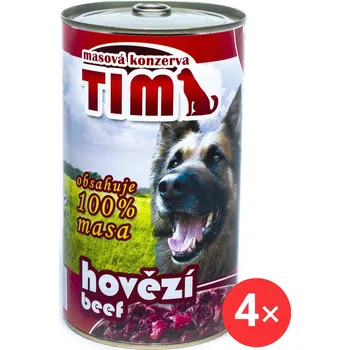 Krmivo pro psa Sokol Falco TIM hovězí 4 × 1200 g