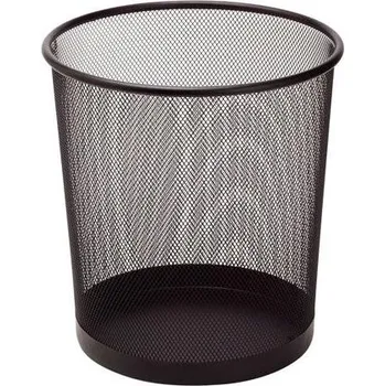 Odpadkový koš JUNIOR PAPÍR Koš odpadkový drátěný 7.8 l - černý