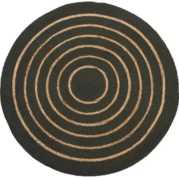 Koberec Home Styling Collection Kulatý bavlněný koberec, průměr 90 cm