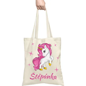 Nákupní taška Bavlněná taška jednorožec